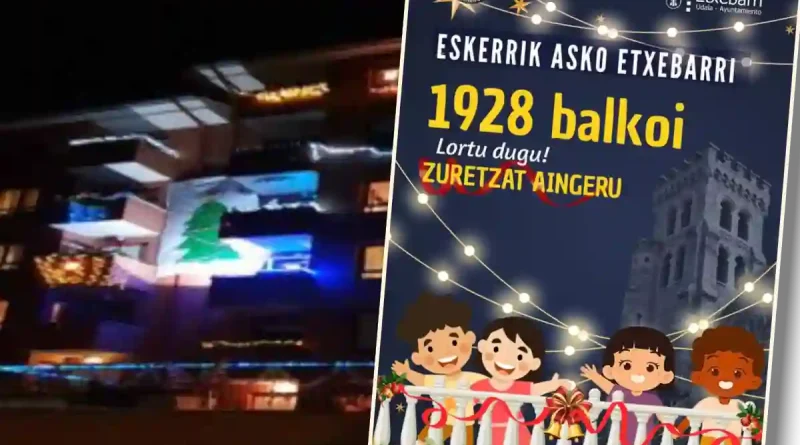 Etxebarri balcones solidarios Aingeru