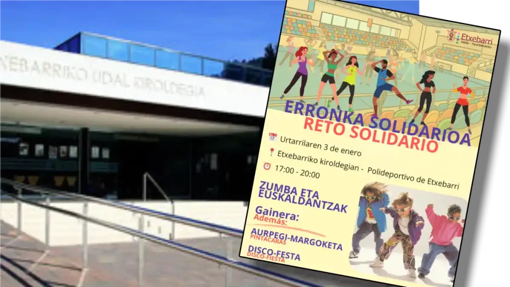 Etxebarri retos solidarios poliportivo