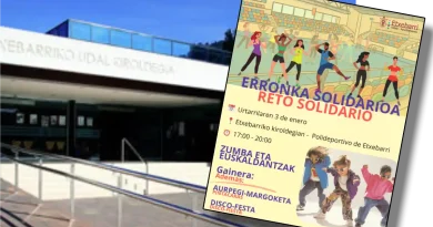 Etxebarri retos solidarios poliportivo