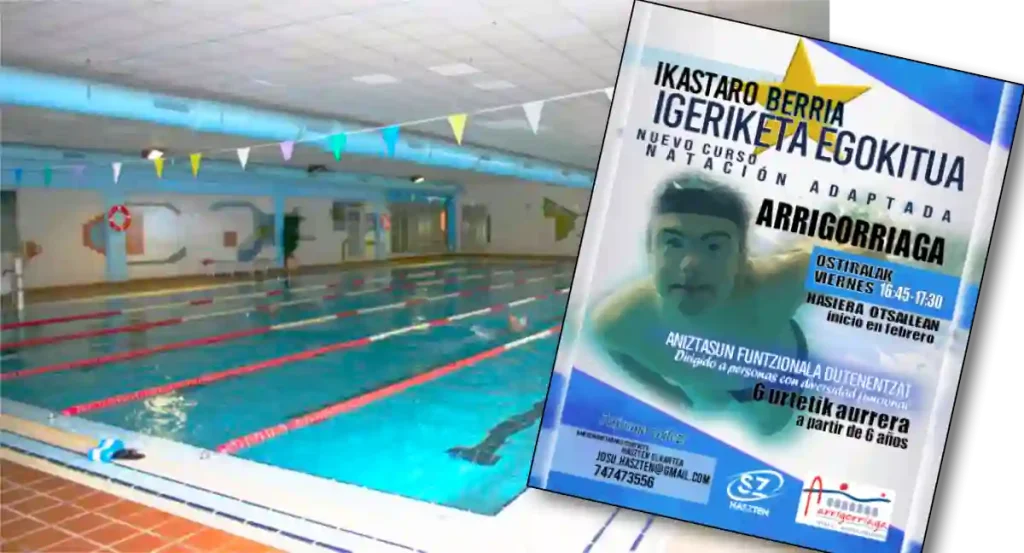 Arrigorriaga escuela de natación adapatada