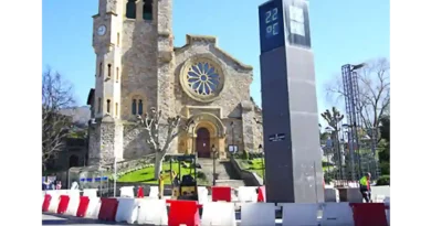 Etxebarri plaza de Euskotren obras