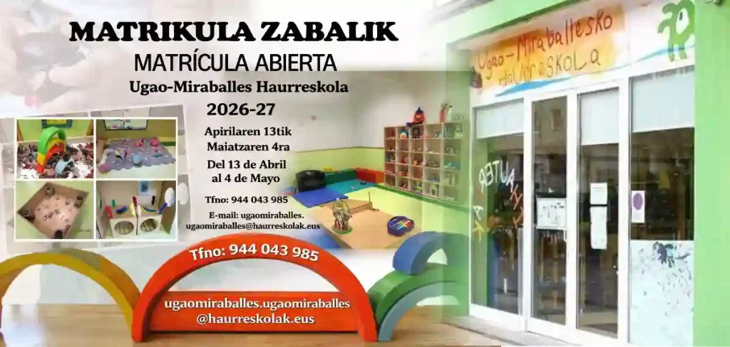 Haurreskola Ugao Miraballes