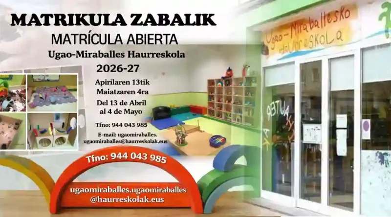 Haurreskola Ugao Miraballes