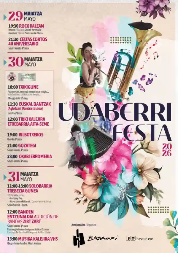 Udaberri Festa Basauri cartel