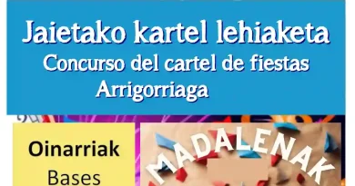 Concurso cartel fiestas Arrigorriaga
