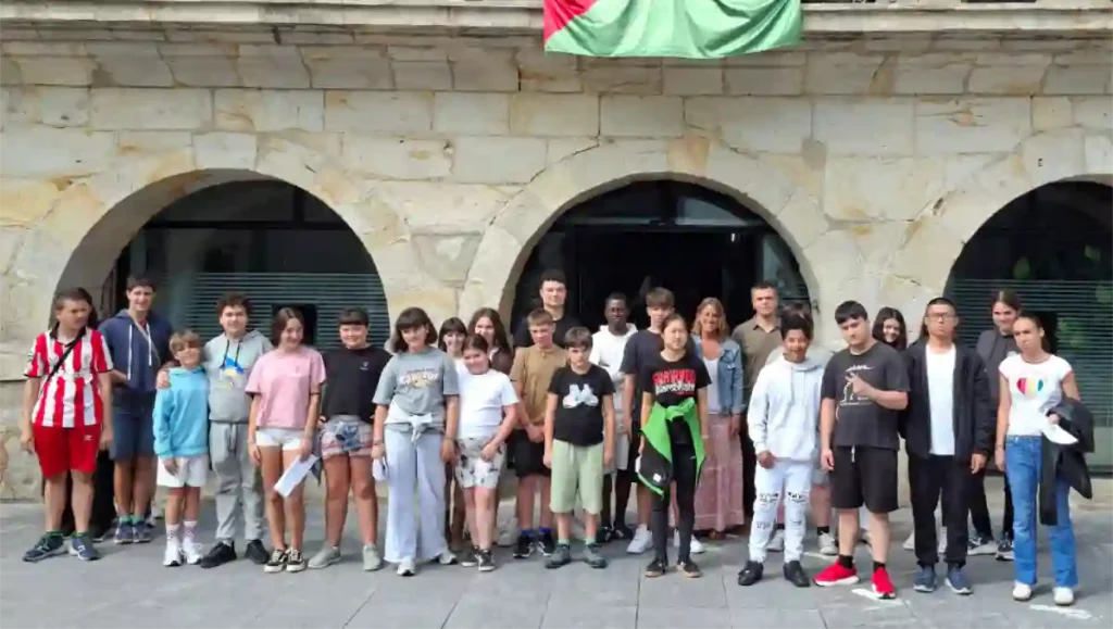 Alumnado Galdakao sostenibilidad
