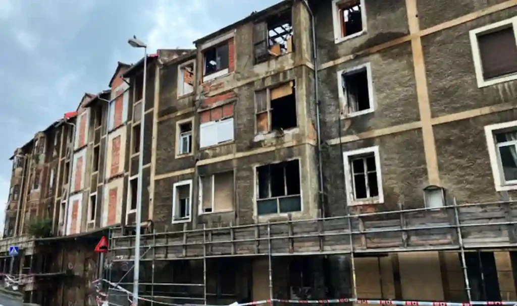 Demolición edificios en ruinas Basauri