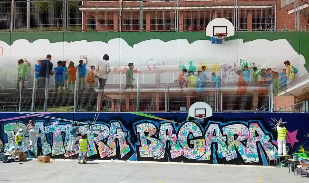 Mural Basozelai-Gaztelu Basauri