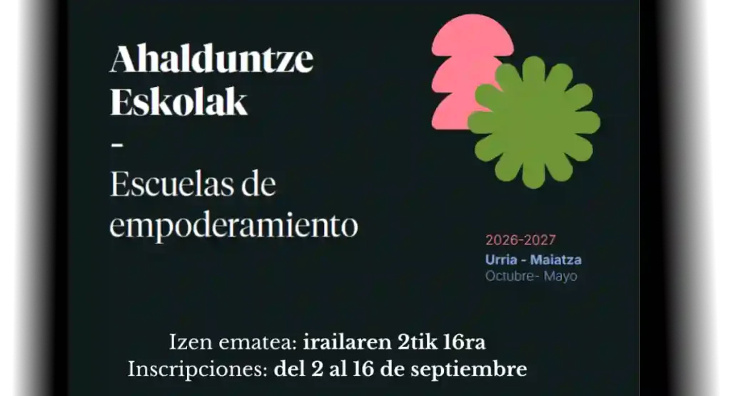 Cursos Escuelas de Empoderamiento Galdakao