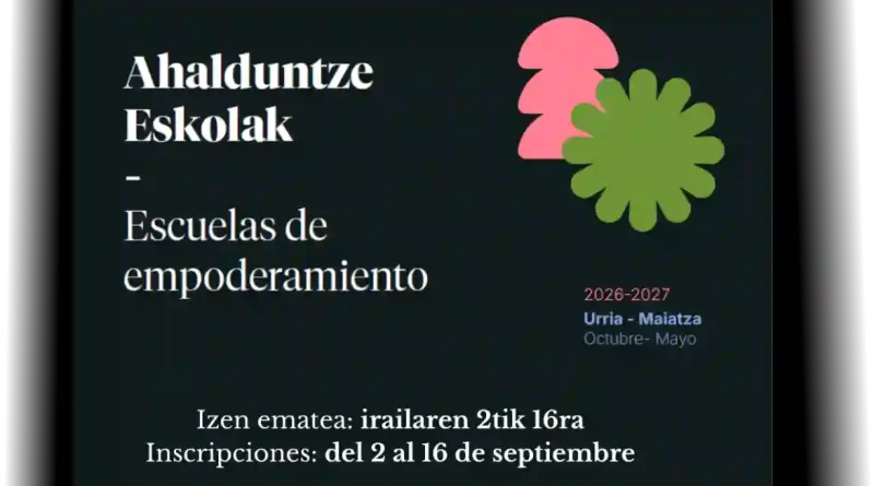 Cursos Escuelas de Empoderamiento Galdakao