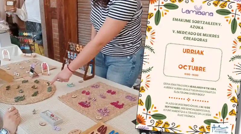 Mercado Muejres Creadoras Arrigorriaga