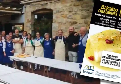 Bacalao solidario para Arantza